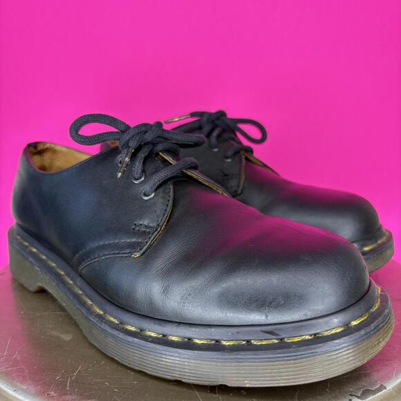 Dr. Martens 13377 Black Leather Oxford Sz 6 - Picture 1 of 8